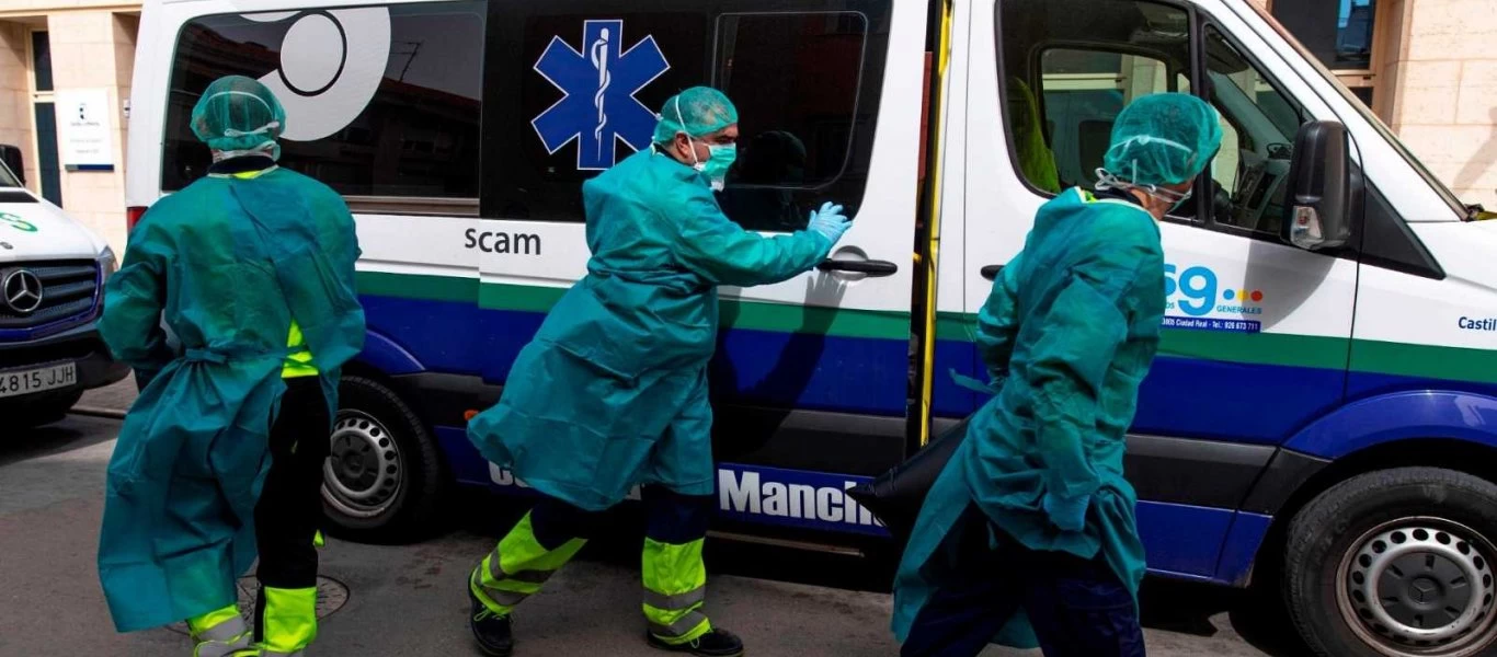 769 νεκροί στην Ισπανία σε ένα 24ωρο παρά τις απαγορεύσεις κυκλοφορίας και τα ασφυκτικά περιοριστικά μέτρα